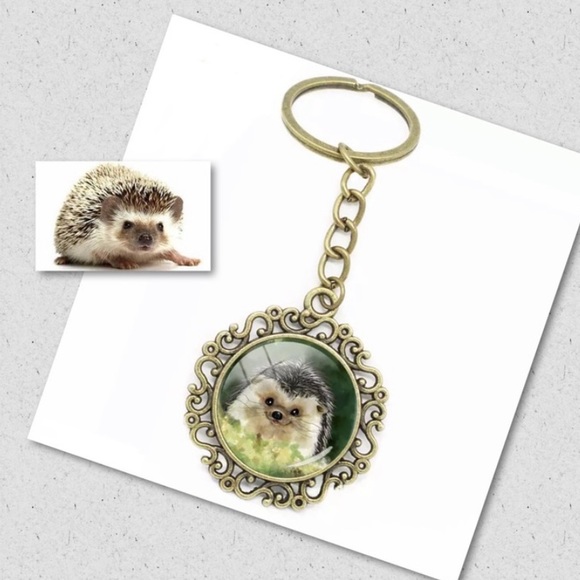 Accessories - $2 Hedgehog keychain new $2 WITH ANY $10 ORDER OR MORE
